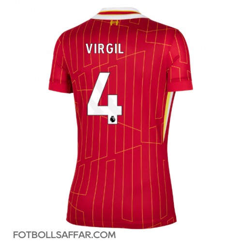 Liverpool Virgil van Dijk #4 Hemmatröja Dam 2024-25 Kortärmad